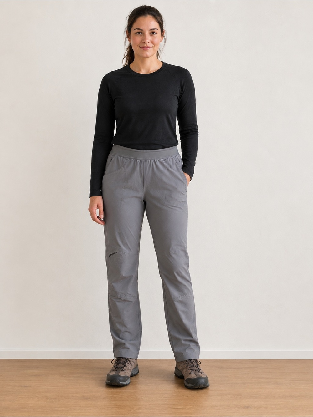 Patagonia Women’s Gray Technical Hiking Pants – Size 12